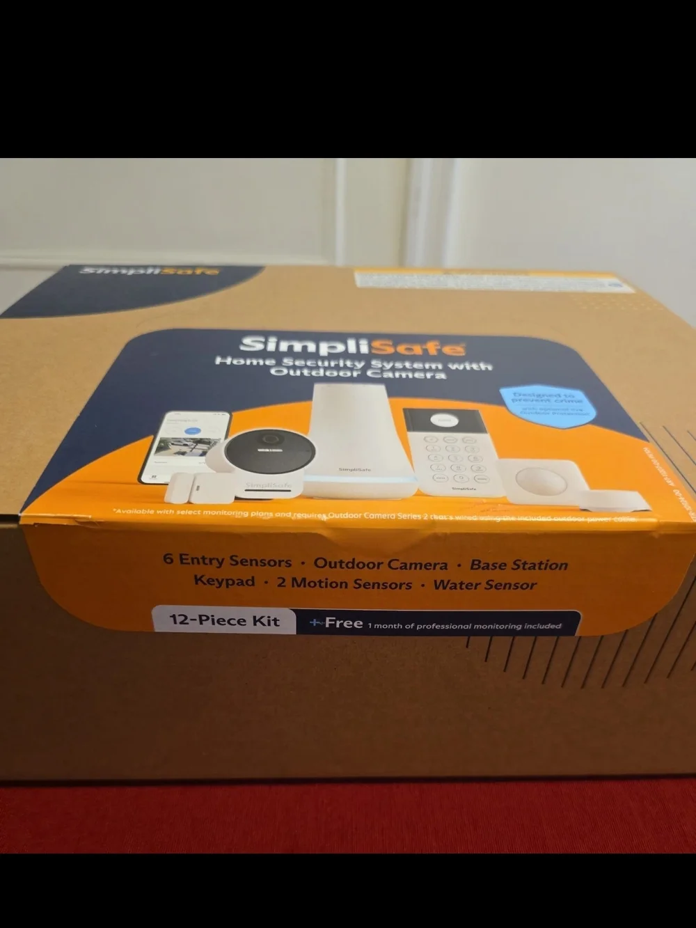 SimpliSafe 12pc Security System with Outdoor Camera !!NEW SEALED NO CONTRACTS!!!